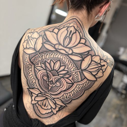 Backpiece von Charmaine Désirée Tattoo